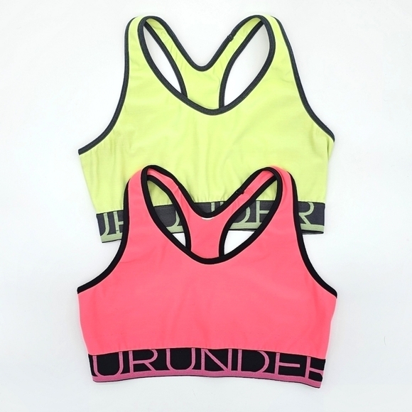 Women's Racerback Under Armour Sports Bra - Set of 2, Size Small - Picture 1 of 7